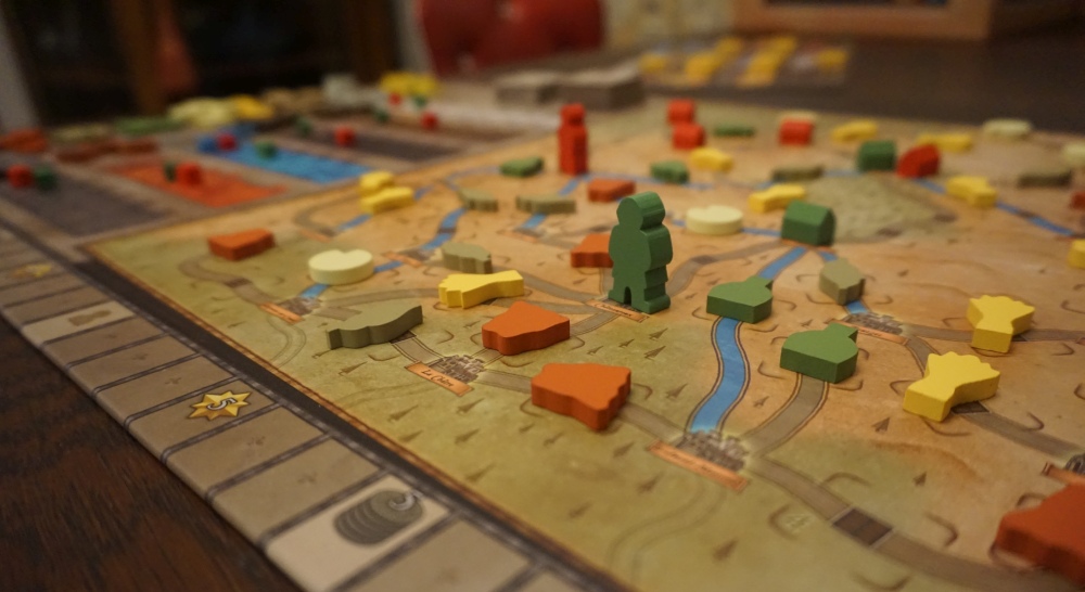 wooden pieces for ORLEANS board game 