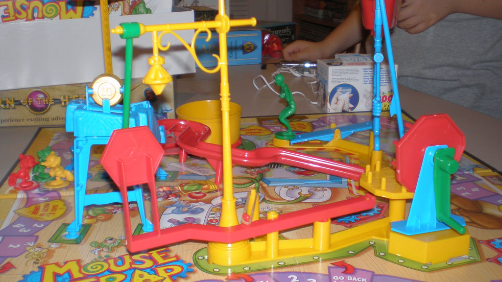 The eternally disappointing Mouse Trap (image credit to BGG's Guantanamo)