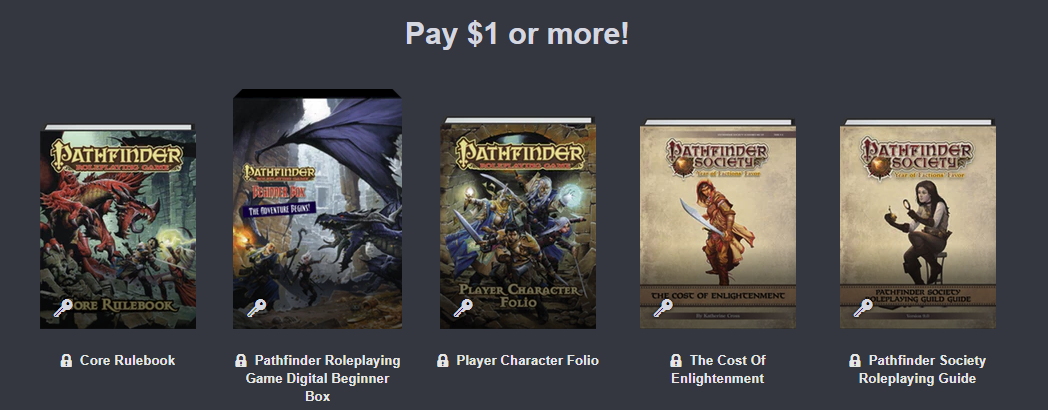 pathfinder humble bundle