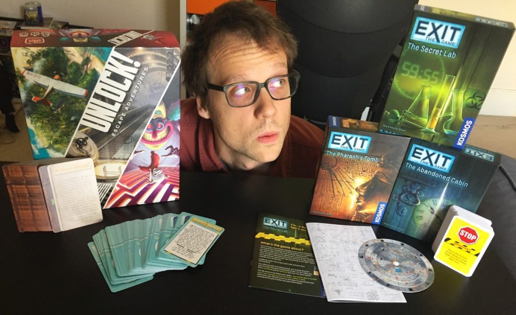 Review- EXIT: The Game vs. Unlock! - Shut Up & Sit Down